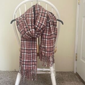 Loft pink blanket scarf